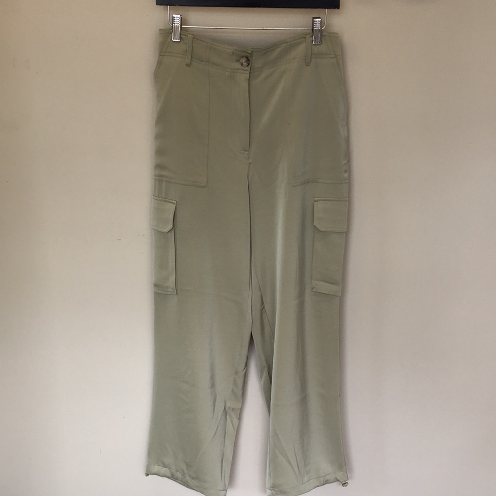 Joie moss green cargo pants size 8